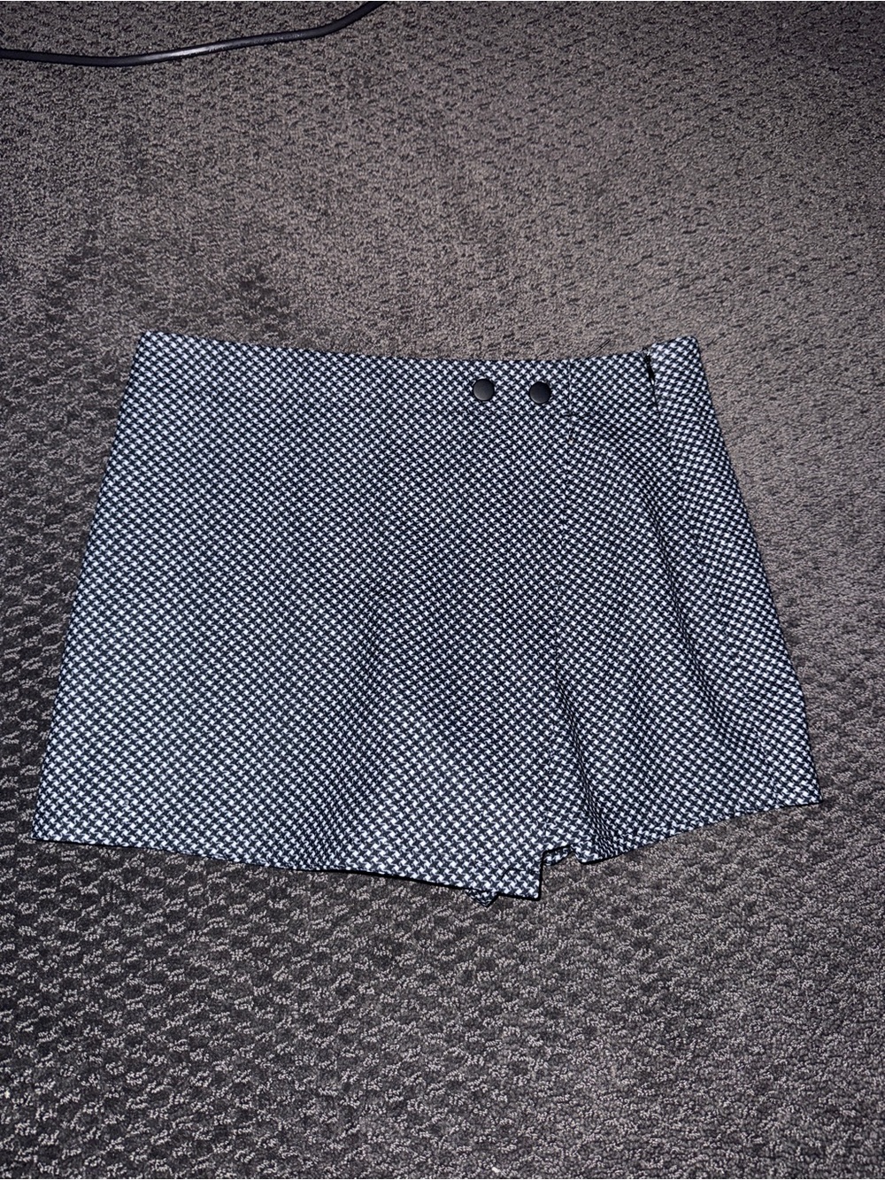 Sincerely Jules Mini Skort in Black and White